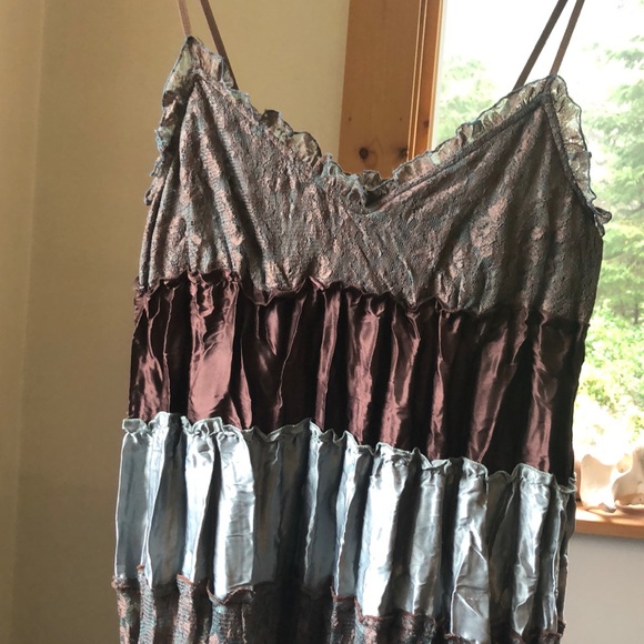 Guess satin boho dress L - Picture 2 of 11